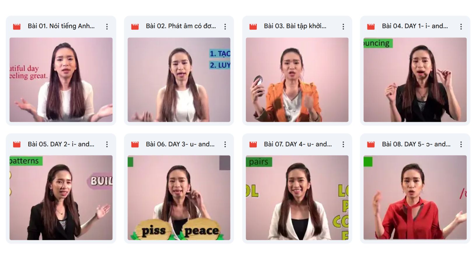 Khóa học giúp bạn luyện toàn bộ âm tiếng Anh qua hướng dẫn khẩu hình, đặt lưỡi và ngữ điệu